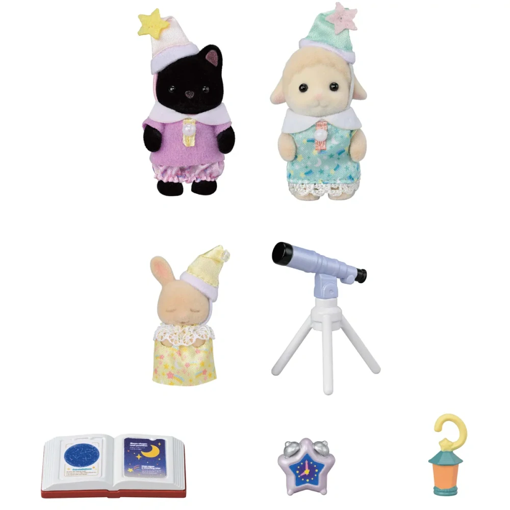 Sylvanian Families Pyžamo party Baby Trio
