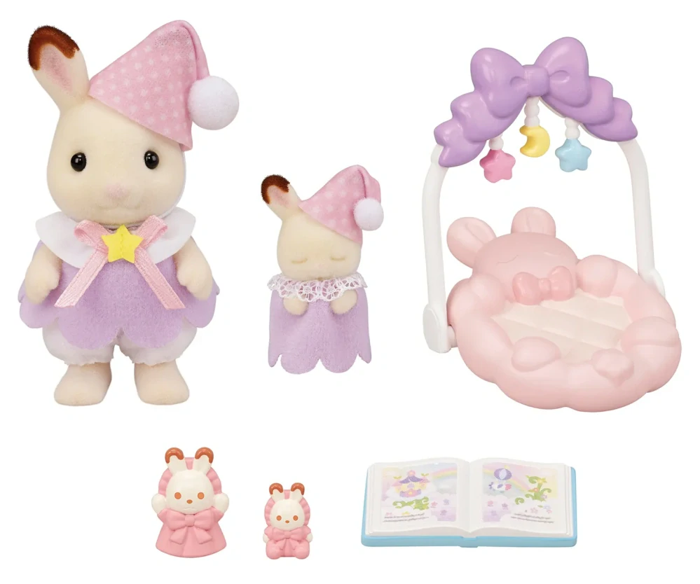 Sylvanian Families Chocolate králíčci spící sourozenci