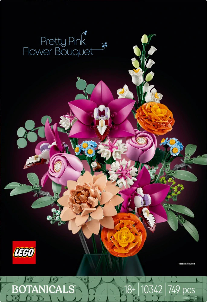 LEGO® Botanicals 10342 Krásná kytice růžových květin