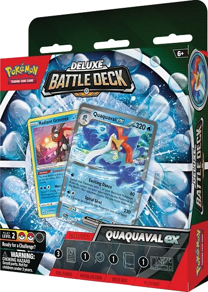 Pokémon TCG: Deluxe Battle Deck - Meowscarada ex & Quaquaval ex