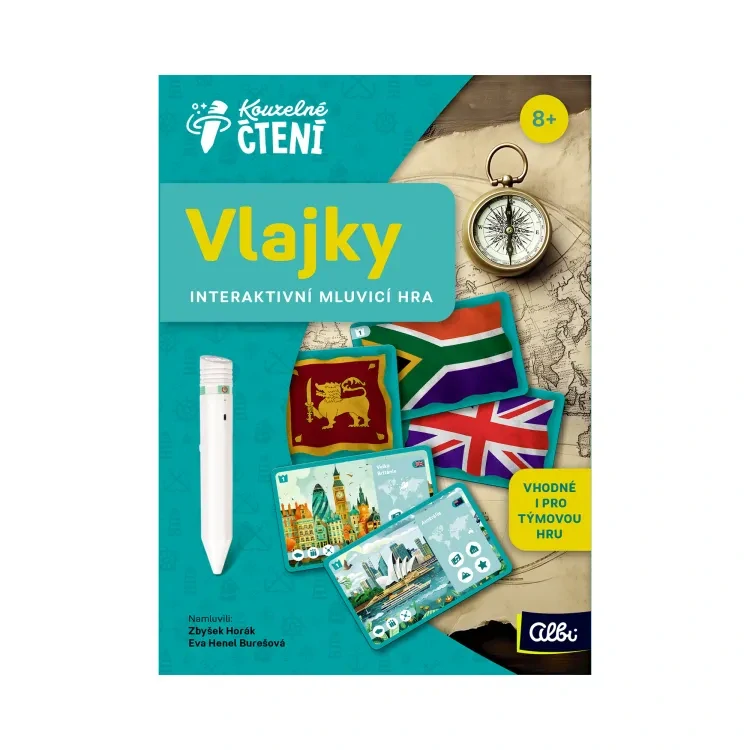 Albi Kouzelné čtení Hra Vlajky