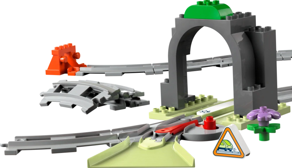 LEGO® DUPLO® 10425 Železniční tunel a koleje – rozšiřující sada
