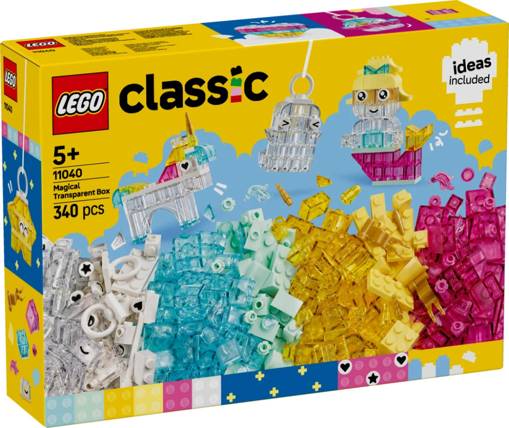 LEGO® Classic 11040 Kouzelná průhledná krabička