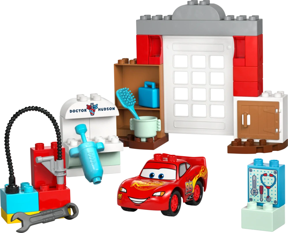 LEGO® DUPLO® ǀ Disney 10456 McQueen a návštěva v garáži doktora Hudsona