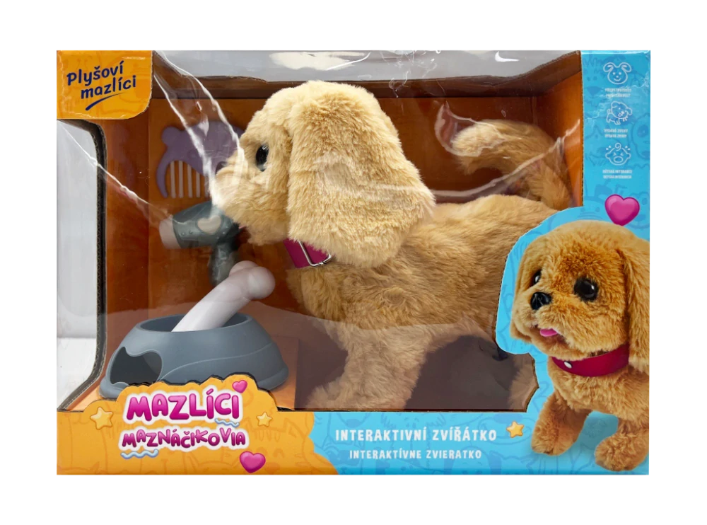 Alltoys Mazlíci hrací set - pejsek Alík béžový