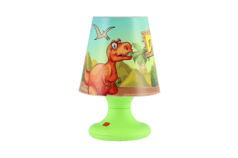 Teddies  Foto 360°  Mini lampička s dinosaurem na stůl plast 8x11cm na baterie 4 druhy