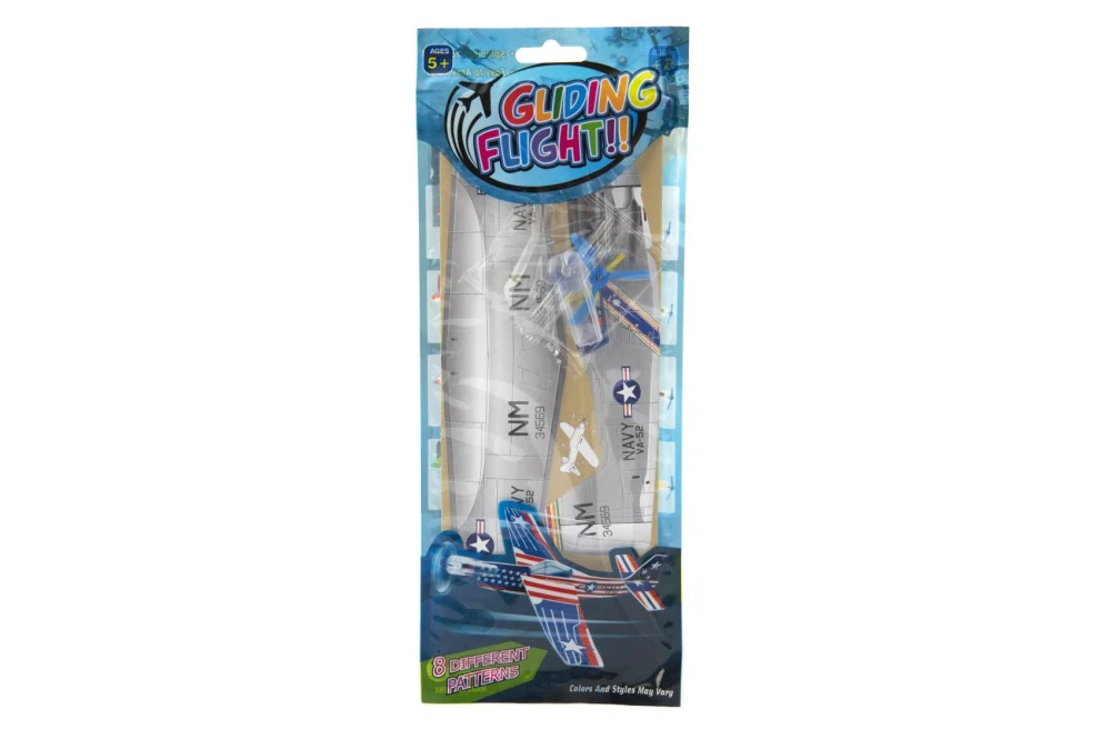 Teddies Letadlo házecí pěnové model 24cm mix barev v sáčku