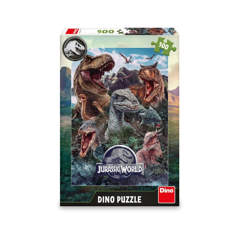 Dino Puzzle Jurský Svět 500 dílků