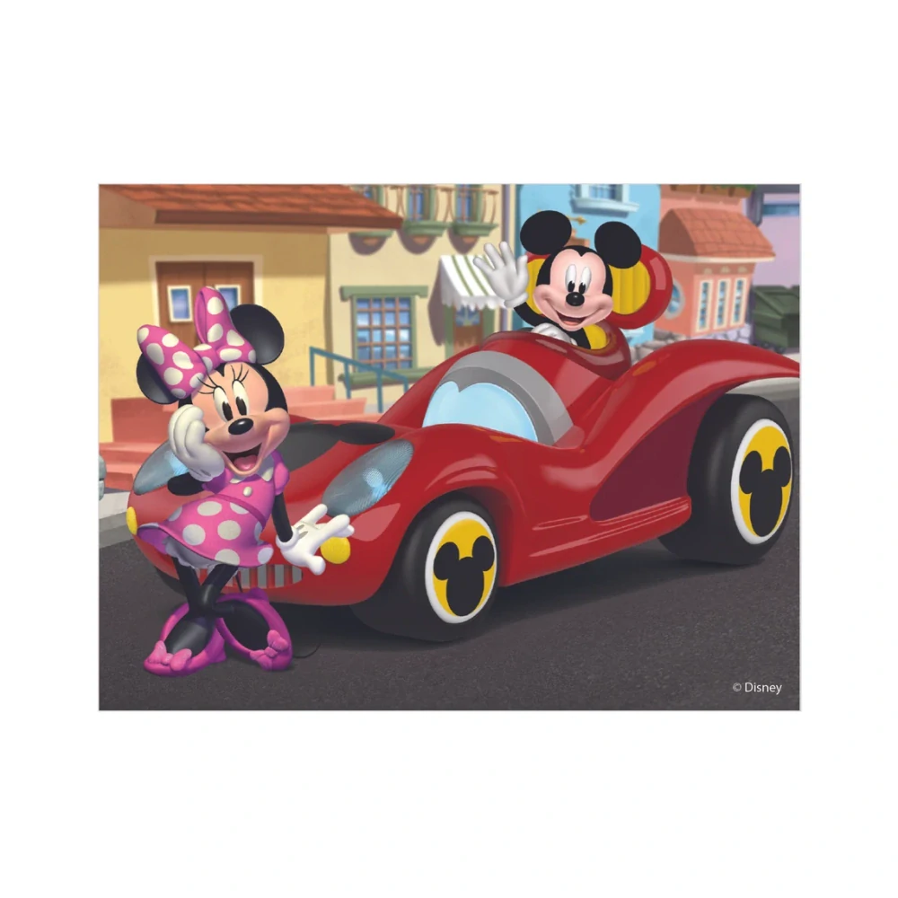 Dino Kubus Dřevěné licenční kostky Mickey Mouse – 12 kostek