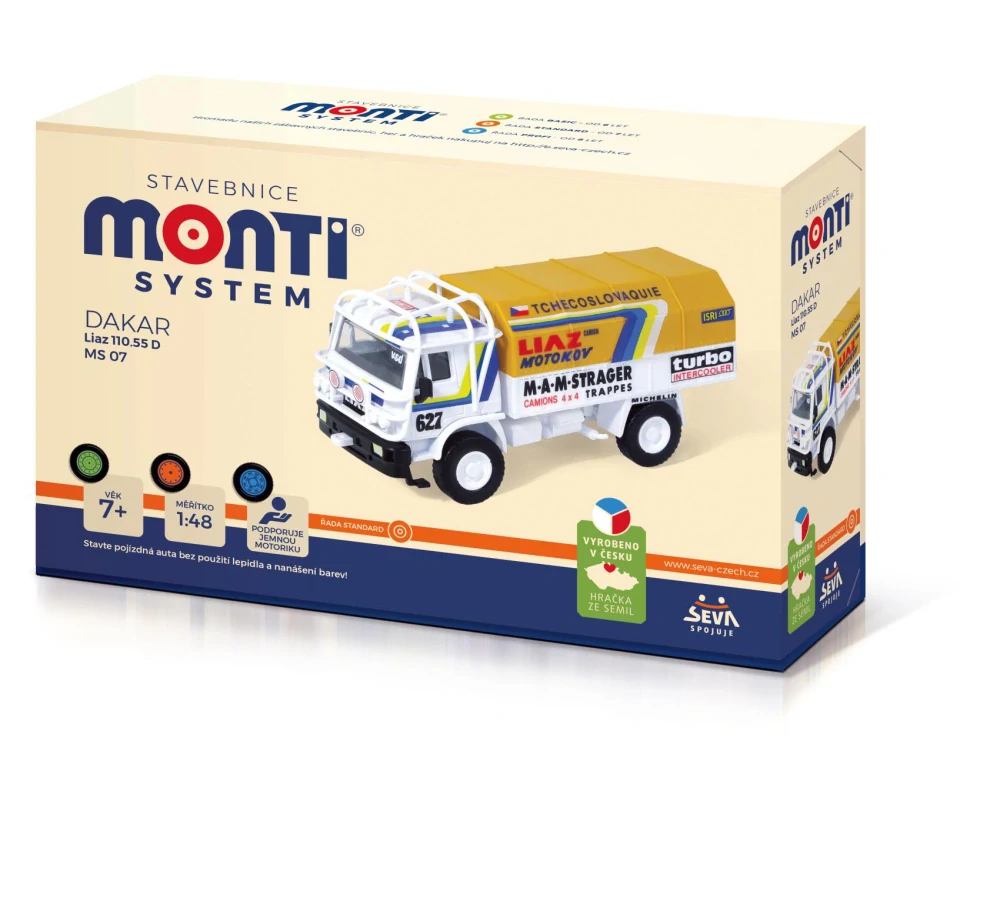 Seva Stavebnice Monti System MS 07 Dakar Liaz 1:48 v krabici 22x15x6cm