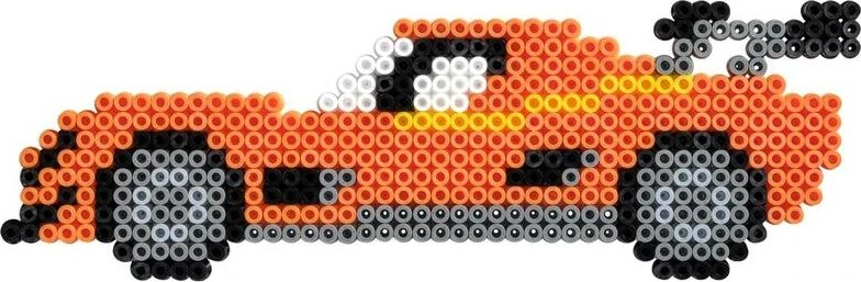 Zažehlovací korálky MIDI - Velká dárková sada - VOZIDLA