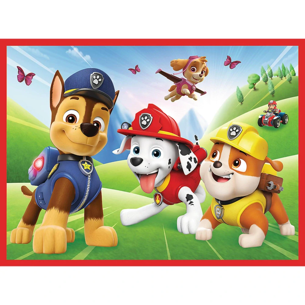 Trefl Puzzle 2v1 + pexeso Psí tým Tlapková patrola/Paw Patrol 27,5x20,5cm v krabici 28x28x6cm