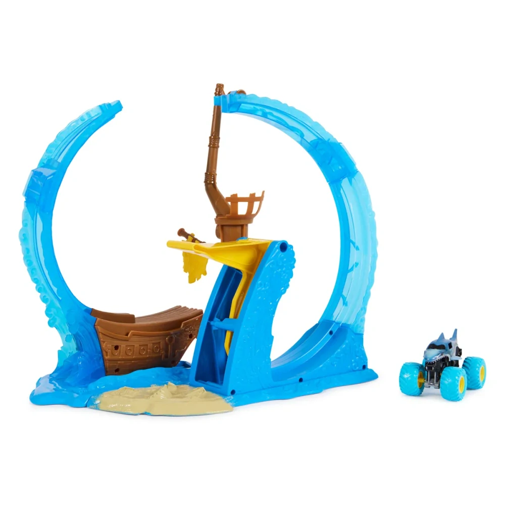 Spin Master MONSTER JAM - Hrací set MEGALODON ZOOP OF DOOM, 1:64