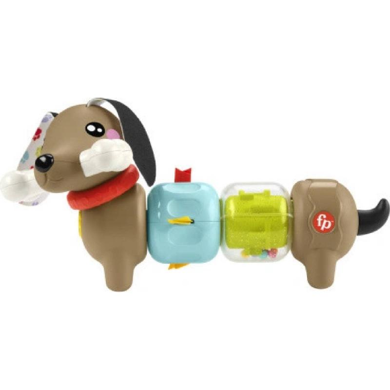 Mattel  Fisher Price Chrastící a klapající jezevčík