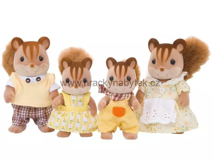 Sylvanian Families Rodina hnědých veverek