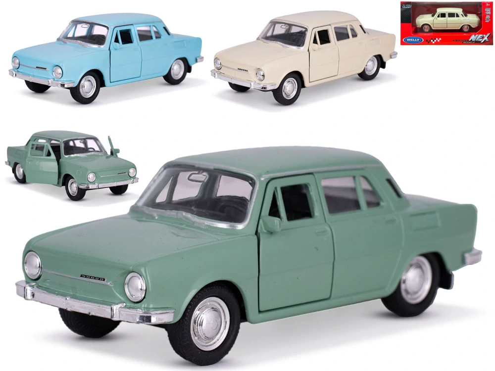 Welly Škoda 100 12cm kov zpětný chod - zelená