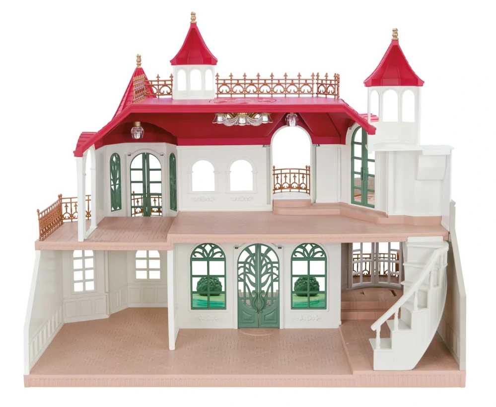 Sylvanian Families Vila s červenou střechou u řeky