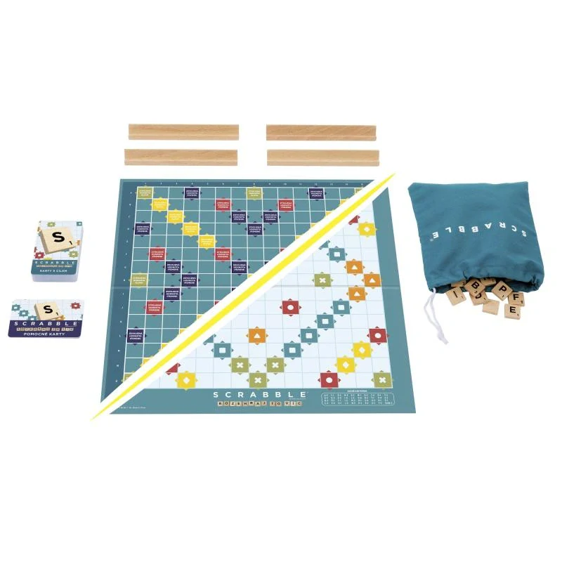 Mattel SCRABBLE DŘEVĚNÁ EDICE CZ