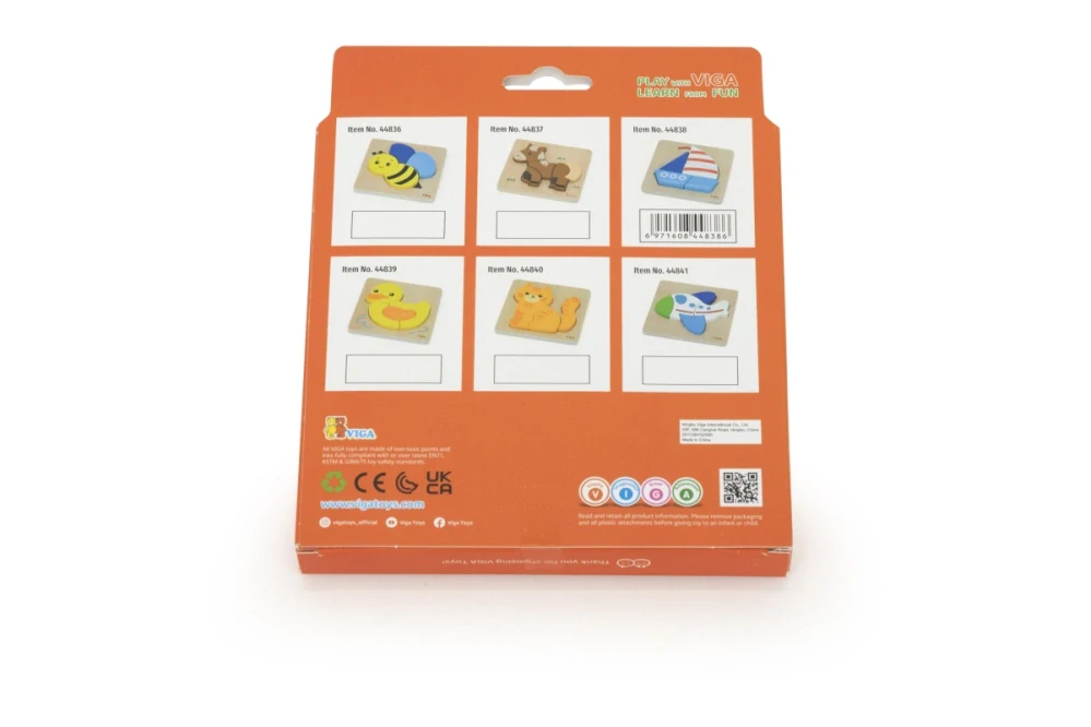 Viga Dřevěné puzzle pro nejmenší - Plachetnice