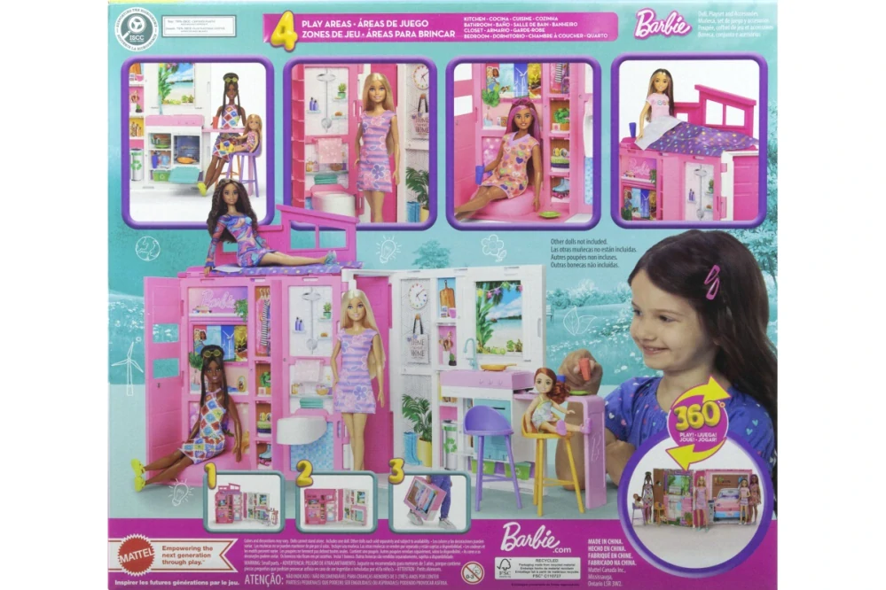 Mattel Barbie Domek s panenkou HRJ77