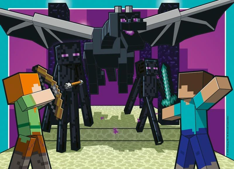 Ravensburger Minecraft 4x100 dílků