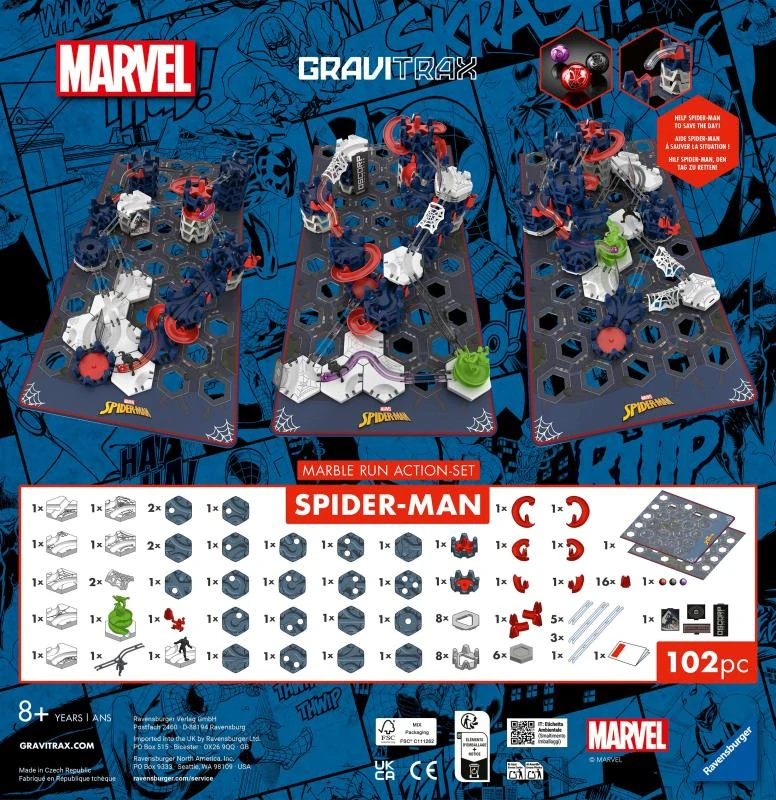 Ravensburger GraviTrax Spiderman Startovní sada M