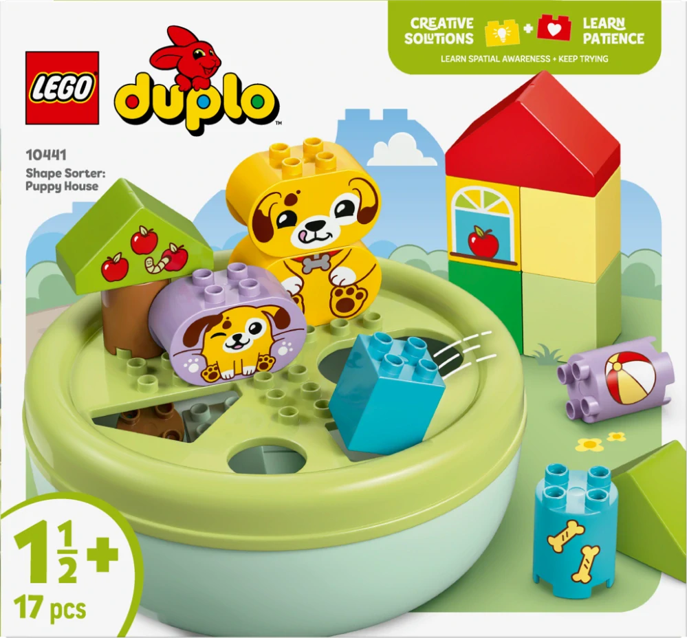 LEGO® DUPLO® 10441 Třídění tvarů: Domeček pro štěňátka