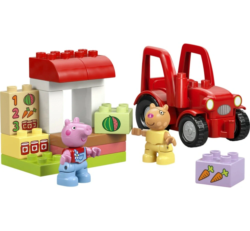 LEGO® 10468 DUPLO® Prasátko PeppaTraktor a tržnice