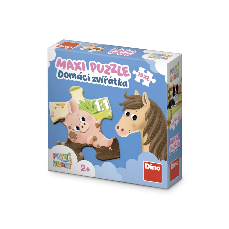 Dino První hraní: Domácí zvířátka 15 maxi Puzzle