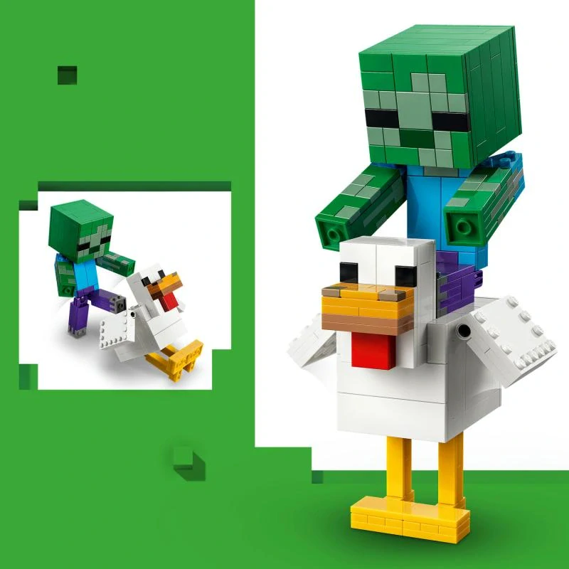 LEGO® Minecraft® 21582 Kuřecí žokej