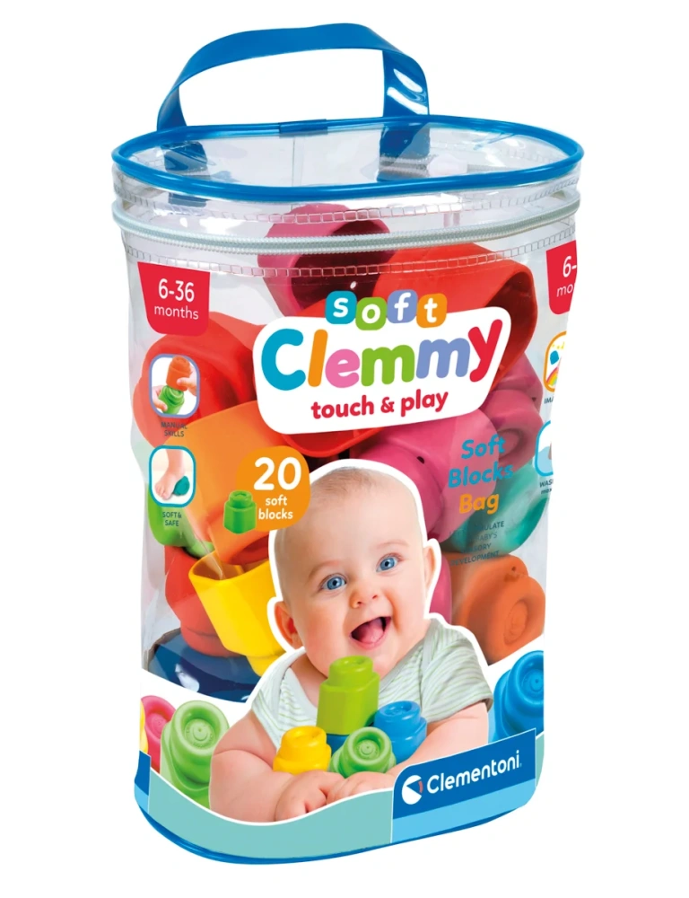 Clemmy baby - 20 kostek v plastovém pytli