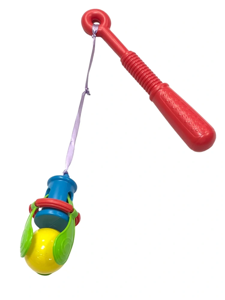 Plastica Plastové míčky s udičkou v PVC síťce, 62ks, průměr 6cm