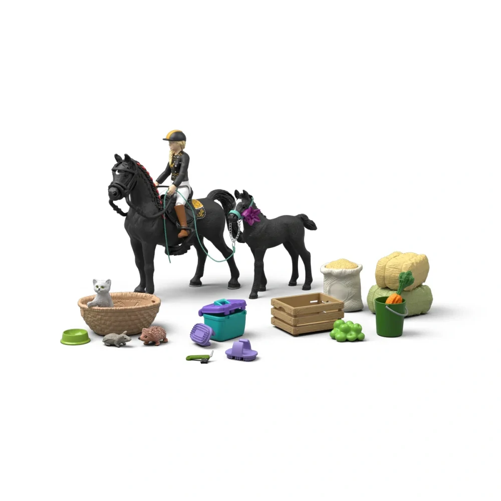 Adventní kalendář Schleich 2026 Horse Club - Vyjížďka zimní říší divů 99240