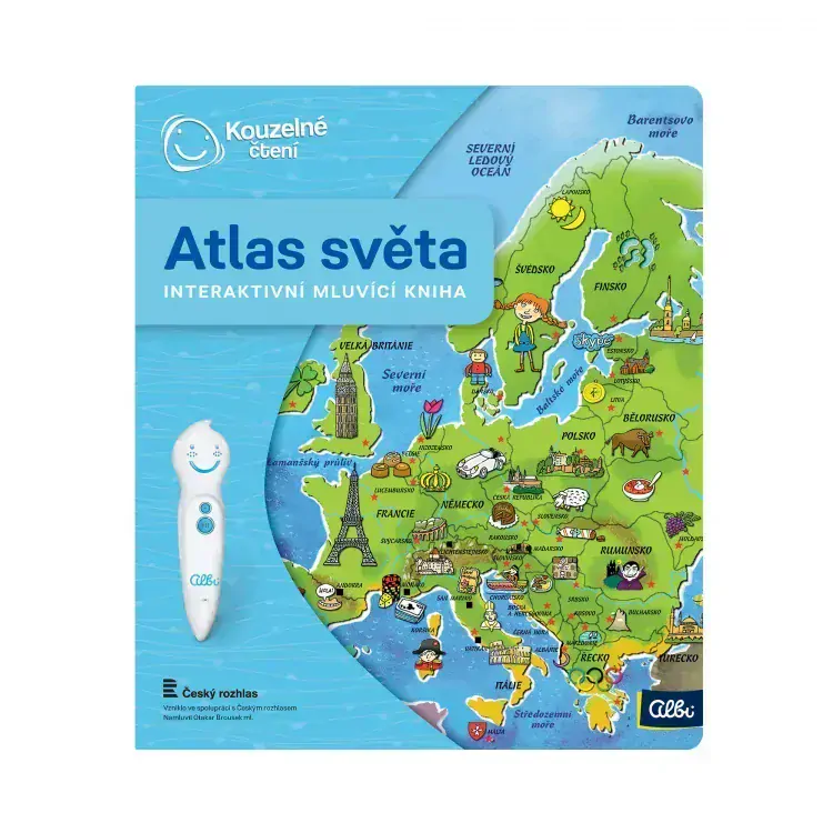 Albi Kouzelné čtení Kniha Atlas světa