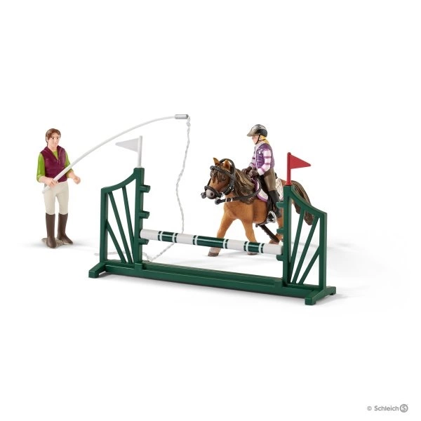 Schleich 42389 Jezdecká škola s jezdci a koňmi