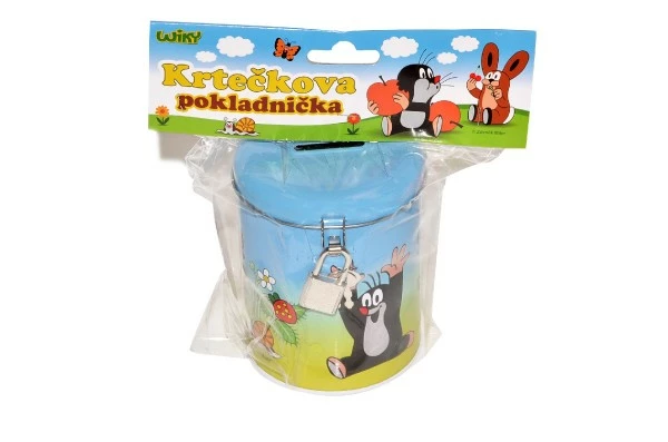 Wiky Krtečkova pokladnička plechová 11 x 8,5 cm v sáčku