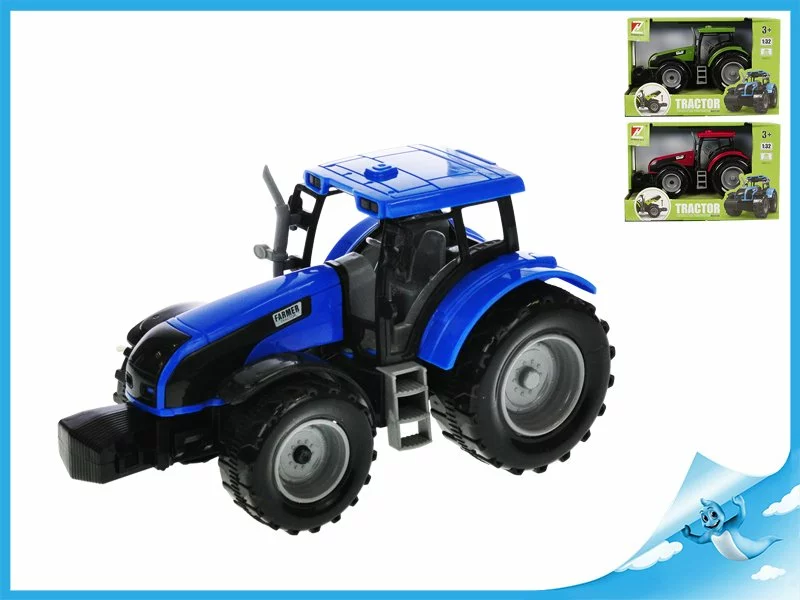 Mikro Trading Traktor 1:32 20 cm na setrvačník 3 barvy v krabičce