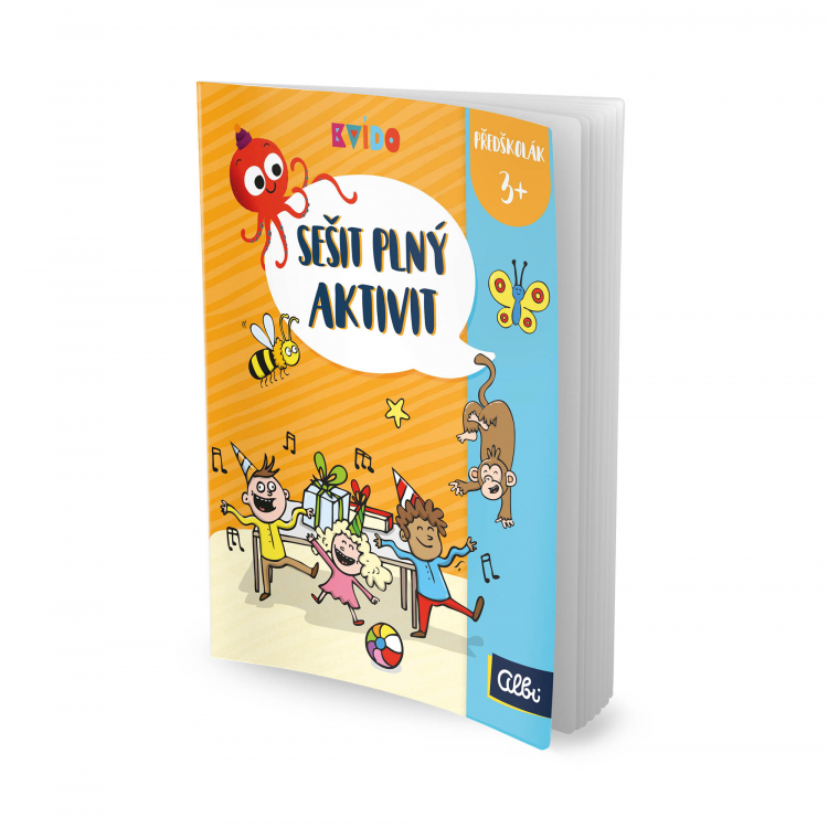 Albi Kvído Sešit plný aktivit 3+