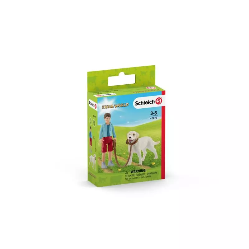 Schleich 42478 Procházka s Labradorským retrívrem