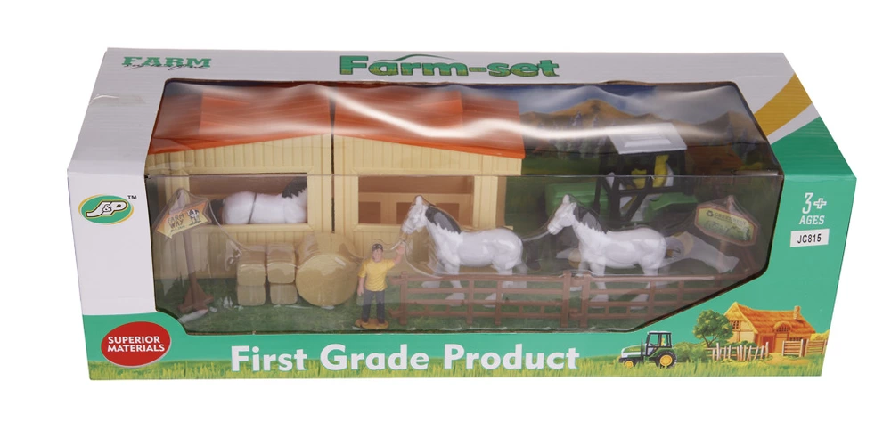 Farmářský set koně a stáje