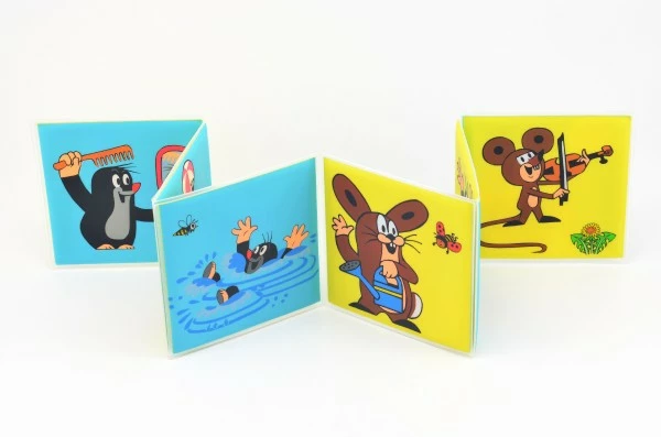 Wiky Rozkládací knížka Krtek plast 12 x 12 cm v sáčku