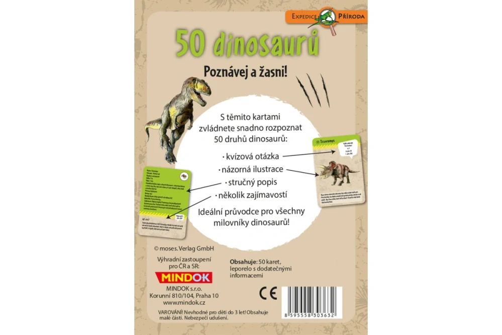 Mindok Expedice příroda: 50 dinosaurů