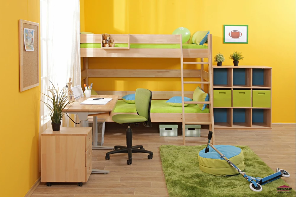 Domestav Polštář čtverec tyrkysovo/zelený