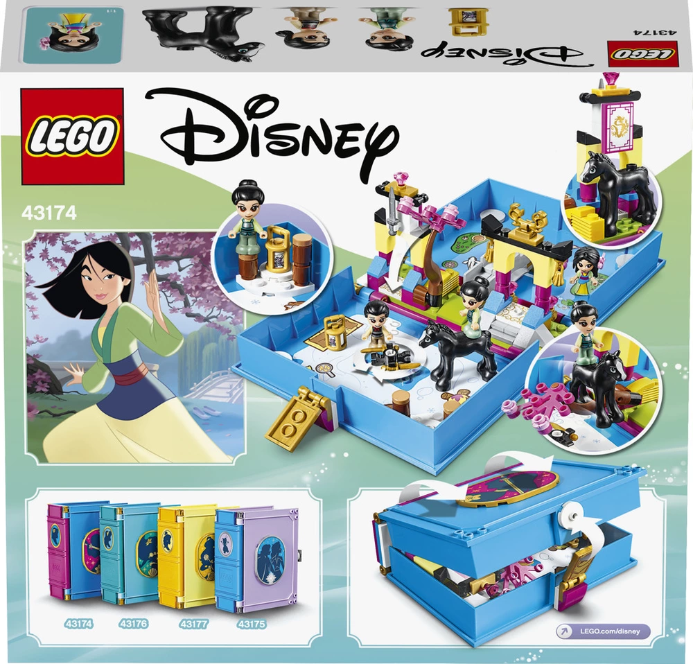 LEGO 43174 Disney Princess Mulan a její pohádková kniha dobrodružství