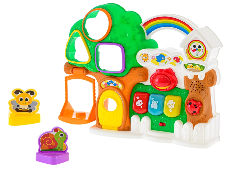 Winfun Edukační chaloupka česky mluvící na baterie se světlem a zvukem 12m+ v krabičce