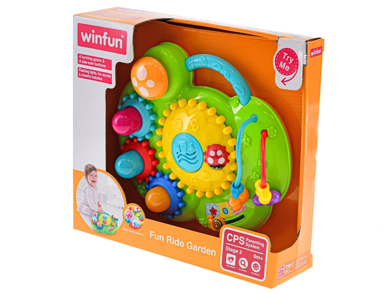 Winfun Zahrádka se zvířátky pohyblivá na baterie se světlem a zvukem 6m+ v krabičce