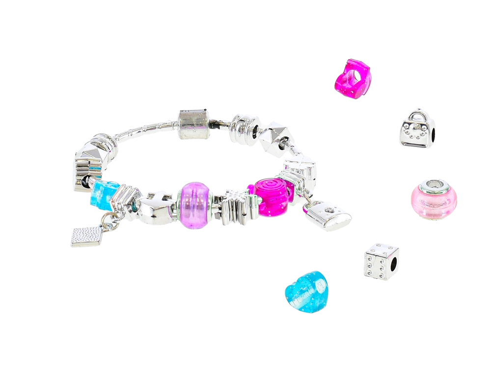 Náramek 6,5cm s doplňky 2 druhy v krabičce