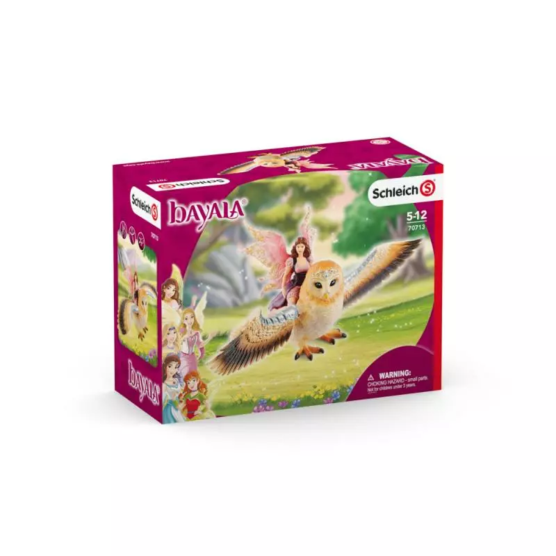 Schleich 70713 Elfí víla na třpytivé sově