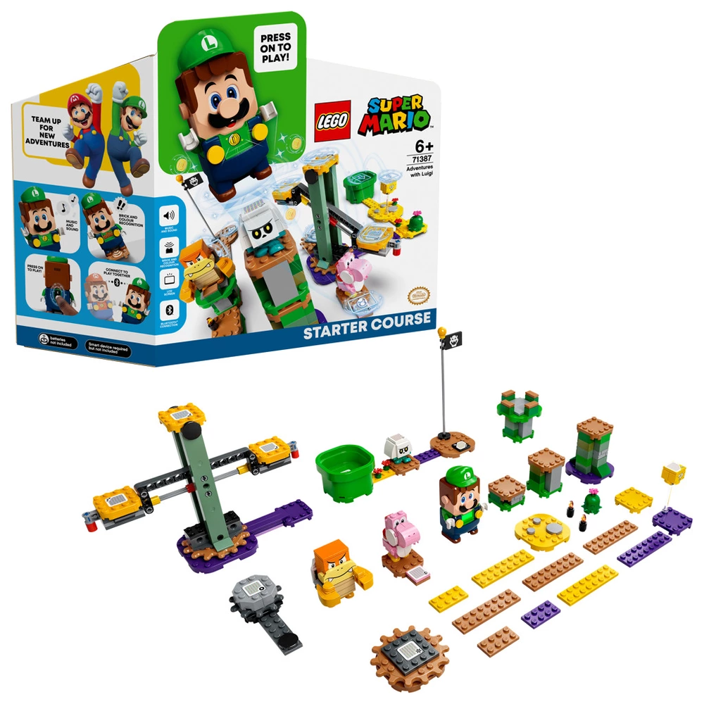 LEGO® Super Mario™ 71387 Dobrodružství s Luigim – startovací se