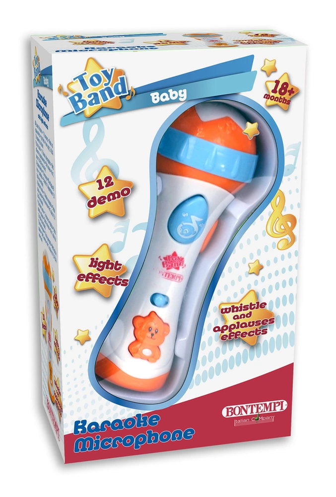 Bontempi Mikrofon karaoke se světelnými efekty pro nejmenší